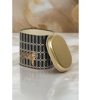 Oval Metal Saklama Kabı 11x15 Cm