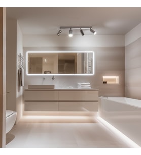 RIOLİGHT MODERN KROM MAFSALLI HAREKETLİ BAŞLIK 4XGU10 DUYLU LED SPOT AVİZE(AMPÜL DAHİL)