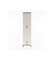 Hyperion Dolap 6 Raflı 2 Çekmeceli 2 Kapaklı 60x44x243 Antrasit-Aytaşı