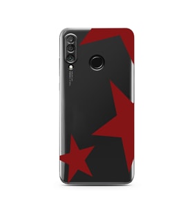 Huawei P30 Lite Uyumlu Baskılı Yumuşak Silikon Şeffaf Telefon Kılıfı