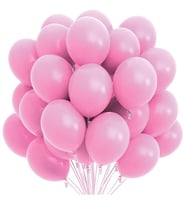 PASTEL BALON PEMBE 50 ADET