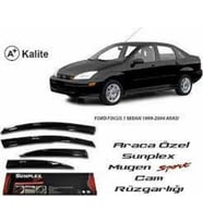 Ford Focus 1 Mugen Cam Rüzgarlığı 1999-2004 arası 4'lü Sunplex (Beyaz)