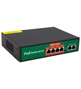 Powermaster POE4+2 72W 10/100 MBPS Poe Ethernet Switch