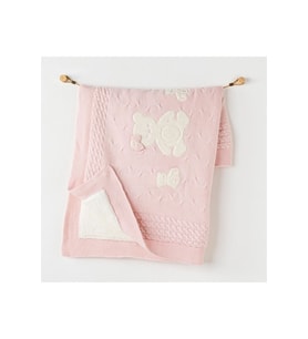 BEBEK TRİKO BATTANİYE KNITTED BLANKET 95x85