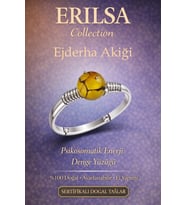 Sertifikalı Psikosomatik Denge Enerji Yüzüğü – Ejderha Yeşil Akik Ayarlamalı İnce Koç Akrep Burcu (Çok Renkli)