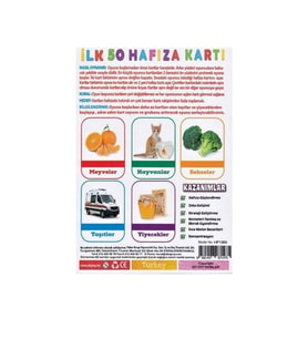 1475 İLK 50 HAFIZA KARTLARI (MEMORY GAME )