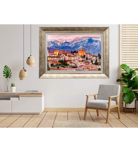 Gümüş Çerçeveli dekoratif Tablo as630