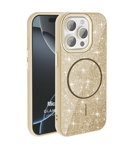 Microsonic Apple iPhone 15 Pro Kılıf GlamGrip Luxe Gold (Gold)