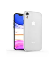 Uyumlu Model Apple iPhone XR 6.1 Kılıf A+ Ultra İnce Sert Kapak (Beyaz)