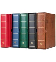 VARIO G Geniş Kasetli Klasör (275x325x90mm) (Kağıt Para, Pul, Zarf ve Efemera Koleksiyonlarınız için idealdir), Mavi Kapak