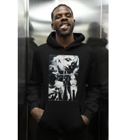 Tasarım Vintage Billie Eilish Baskılı Unisex Oversize Şarkıcı Hoodie