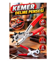 6 Farklı Boyutlu Kemer Delme Pensesi Deri Delik Açıcı Aparat Kuşgözü Delme Makinesi