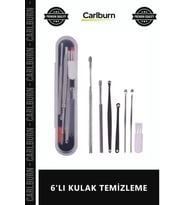 Özel Üretim Paslanmaz Çelik Hijyenik Taşınabilir Ergonomik Profesyonel Aparat 6'LI KULAK TEMİZLEME