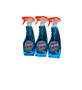 PUSKUR CAM TEMIZLEYICI 500 ML SPREY 3 lü