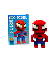 Spiderman Tasarımlı Büyük Parçalı Blok Oyuncak Seti Big Pixel Brick Set