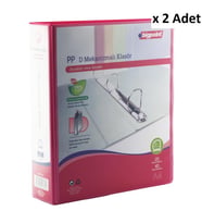 Bigpoint 4D Mekanizmalı Klasör 7 cm Açık Kırmızı x 2 Adet