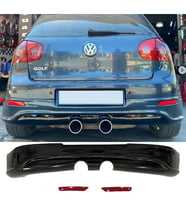 Vw Golf 5 R32 Arka Ek Reflektörlü Mat Siyah 2003 2005 2006 2007 2008 2009 Arka-difizör-bodykit-ek