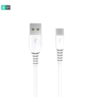 DVIP 100W UsbA to Type-C Data ve Hızlı Şarj Kablosu Beyaz Y100C100W