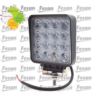 16 Ledli Off Road Çalışma Ve Sis Farı Lambası 12 / 24 Volt