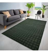 Latte Yumuşak Peluş Dokulu Yeşil Çocuk Odası Oturma Odası Salon Mutfak Halısı Y465A_WM26