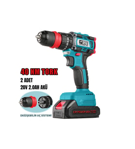 Kömürsüz Akülü Vidalama 20V Lİ-İON 2.0Ah