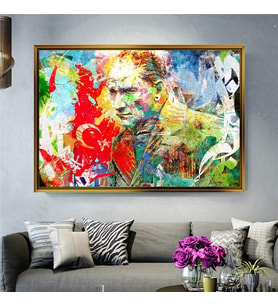 Altın Çerçeveli dekoratif tablo a607 (Gold)