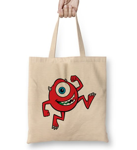 Red Monster Bez Çanta Uzun Saplı