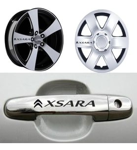 Xsara Kapı Kolu Jant Sticker (10 Adet) Etiket Yapıştırma Z199
