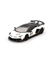 Mini GT 1/64 Lamborghini Aventador SVJ 63 Bianco Asopo