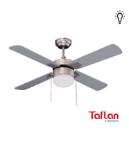 Kaşkar-Taflan L42015-Gri Lambalı Tavan Vantilatörü