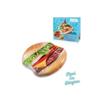 Hamburger Ada Deniz Yatağı 145 Cm - Mavi Su Dünyası (Çok Renkli)
