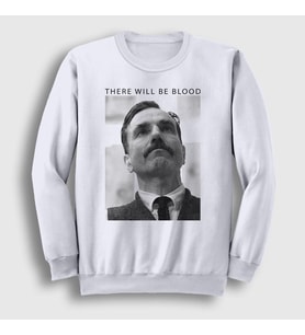 Presmono Unisex Beyaz Sinner Film There Will Be Blood Sweatshirt 255373tt