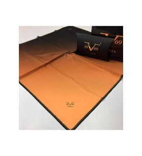 Degrade Desen Black Seri Twill Eşarp Eşarp Askısı ile Birlikte 90x90 cm Somon Si