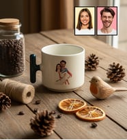 Kişiye Özel Karikatürlü Sevgiliye Hediye T Kupa Sevgililer Günü Hediyesi