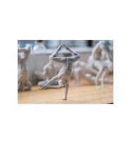 Yoga/Meditasyon Yapan İskandinav Tarzı Biblo Heykel Figür Dekor Dekorasyon Hediyelik Denge ve Huzur