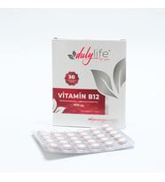 Dulylife Vitamin B12 30 Çiğneme/Dilaltı Tablet