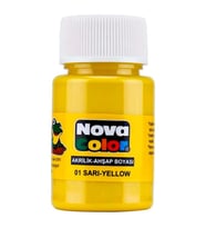 NOVA COLOR SARI 30 CC ŞİŞE AKRİLİK BOYA