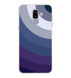 Samsung Galaxy J8 Kapak Renk Cümbüşü Tasarımlı Şeffaf Silikon Kılıf