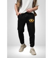 Pubg  Pamuklu 3 İplik Siyah Eşofman Altı Erkek Oversize Kesim Dijital Baskılı