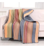 Greenland Home Katy Throw Blanket, Tam, Çok aşamalı