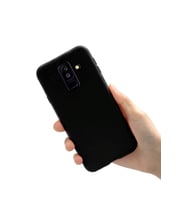 Samsung Galaxy J8 Kılıf Kamera Korumalı Silikon Rubber Arka Kapak