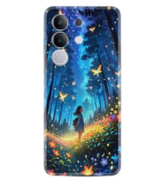 Vivo Y29 Kılıf Boutique Baskılı Resimli Anime Butterfly Pcode -048
