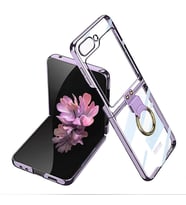 Galaxy Z Flip 6 Kılıf Zore Yüzüklü Kıpta Kapak