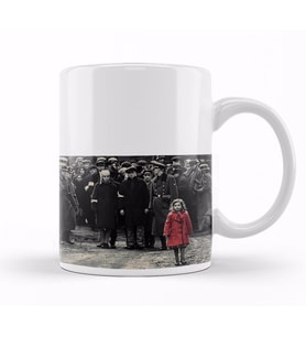 Schindler's List Kırmızı Paltolu Kız Kupa Bardak Porselen