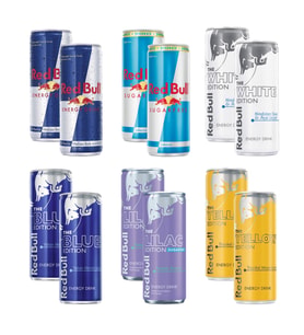Red Bull Enerji İçeceği 250 ml 6 Çeşit 12 li Karma Paket