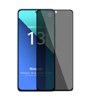 Microsonic Xiaomi Redmi Note 13 4G Privacy 5D Gizlilik Filtreli Cam Ekran Koruyucu Siyah