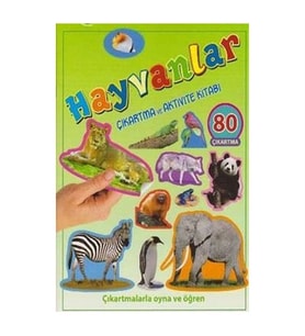 Hayvanlar Çıkartma ve Aktivite Kitabı Parıltı Yayınları