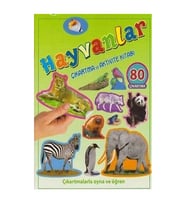 Hayvanlar Çıkartma ve Aktivite Kitabı Parıltı Yayınları