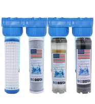 Amerikan Malı Daire Ve Bina Girişi 4 Aşamalı Su Yumuşatma Cihazı (Yıkanabilir-Blok-Reçine-Gac Plus)