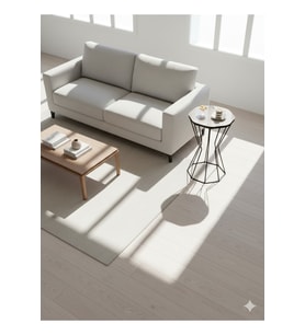 Geometrik Model Sehpa Mermer Desenli Gri Siyah (37X37X59 Cm)